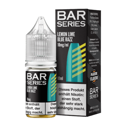 Bar Series Nikotinsalz - Lemon Lime Blue Razz - Liquid 10ml 10mg