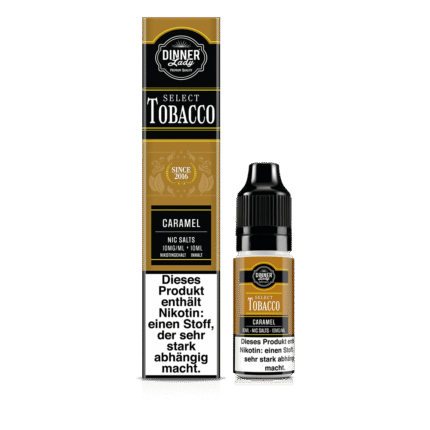 Dinner Lady Nikotinsalz - Caramel - 50/50 10ml Liquid 10mg