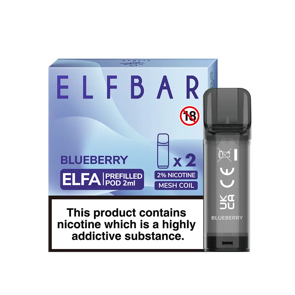 elfbar-elfa-einweg-pod-blueberry-20mg-nikotinsalz-2ml.webp Elfbar Elfa Einweg Pod - Blueberry - 20mg Nikotinsalz 2ml - Image 1