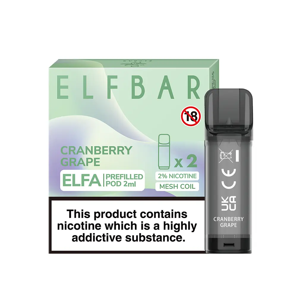elfbar-elfa-einweg-pod-cranberry-grape-20mg-nikotinsalz-2ml.webp Elfbar Elfa Einweg Pod - Cranberry Grape - 20mg Nikotinsalz 2ml - Image 1