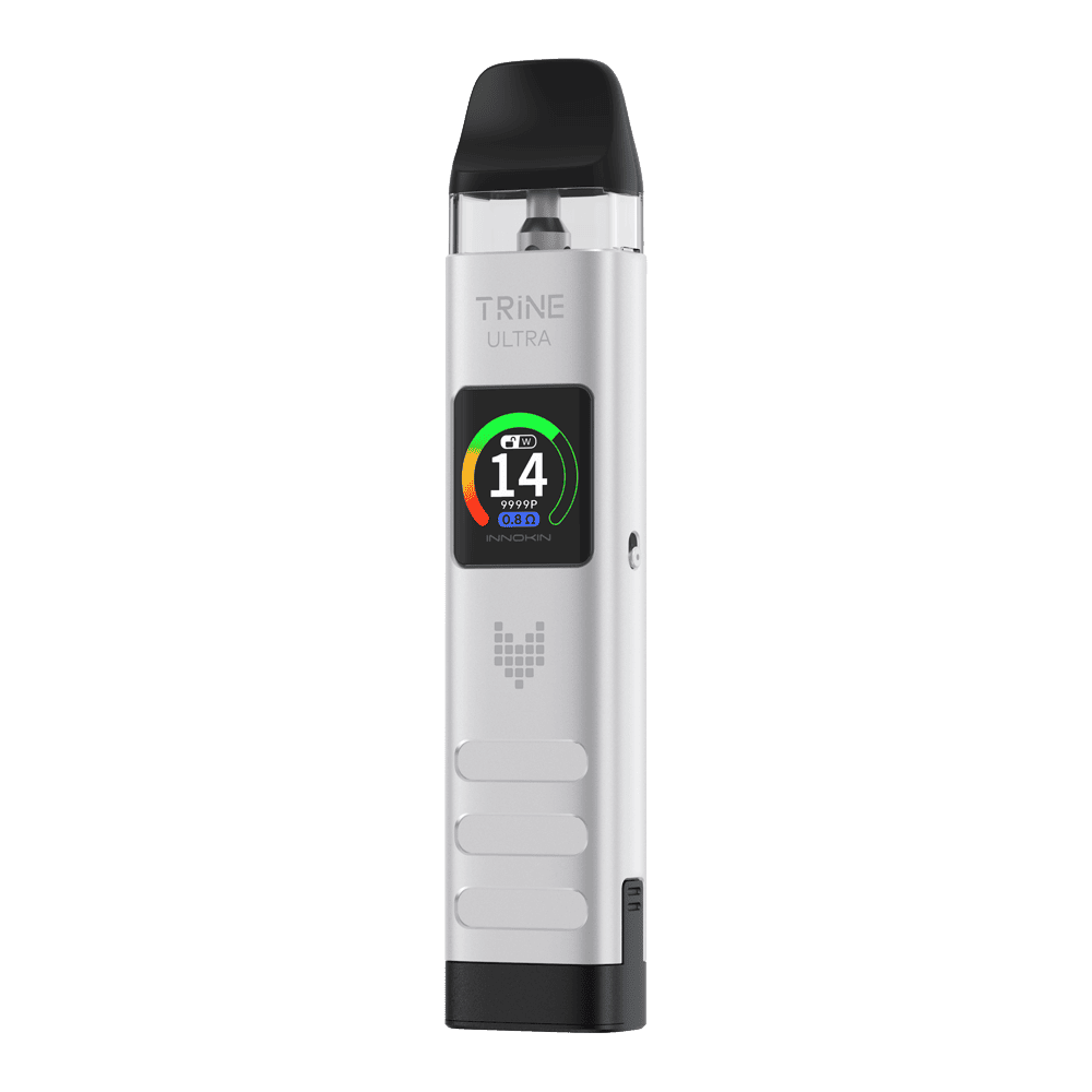 innokin-trine-ultra-pod-kit-silver.png Innokin Trine Ultra Pod Kit - Silver - Image 1