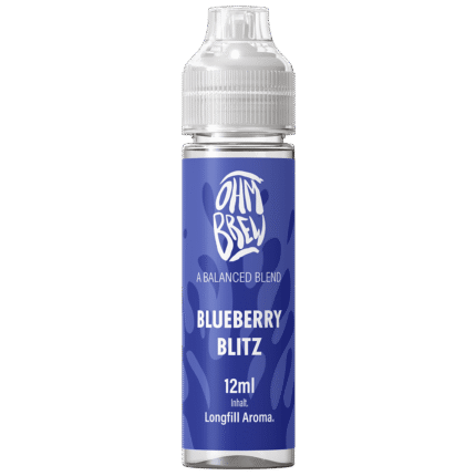 Ohm Brew Aroma Longfill - Blueberry Blitz - 12ml in 60ml Flasche