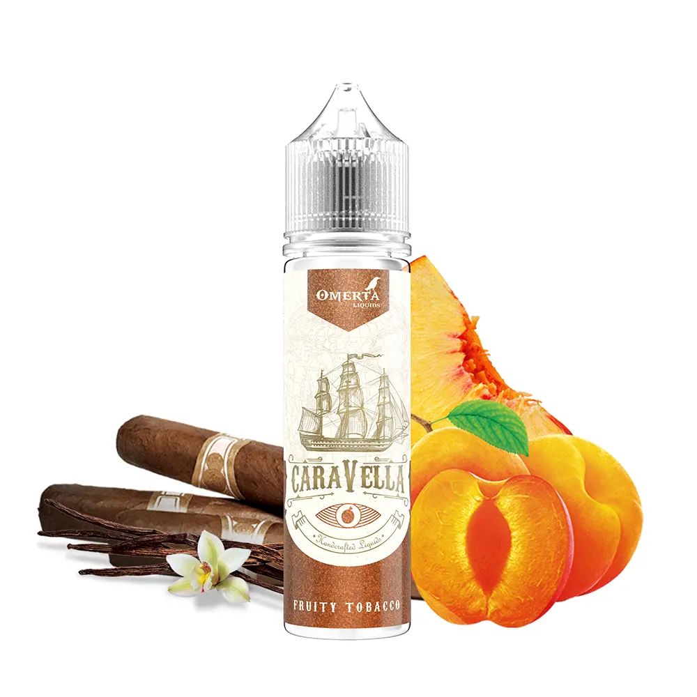 omerta-caravella-fruity-tobacco-10ml-aroma-longfill.webp Omerta - Caravella Fruity Tobacco 10ml Aroma Longfill - Image 1