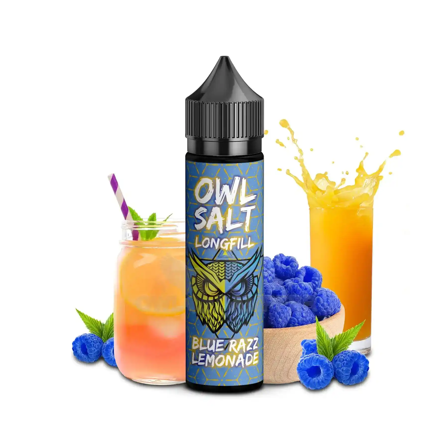 owl-salt-blue-razz-lemonade-10ml-aroma-longfill.webp OWL Salt - Blue Razz Lemonade - 10ml Aroma Longfill - Image 1