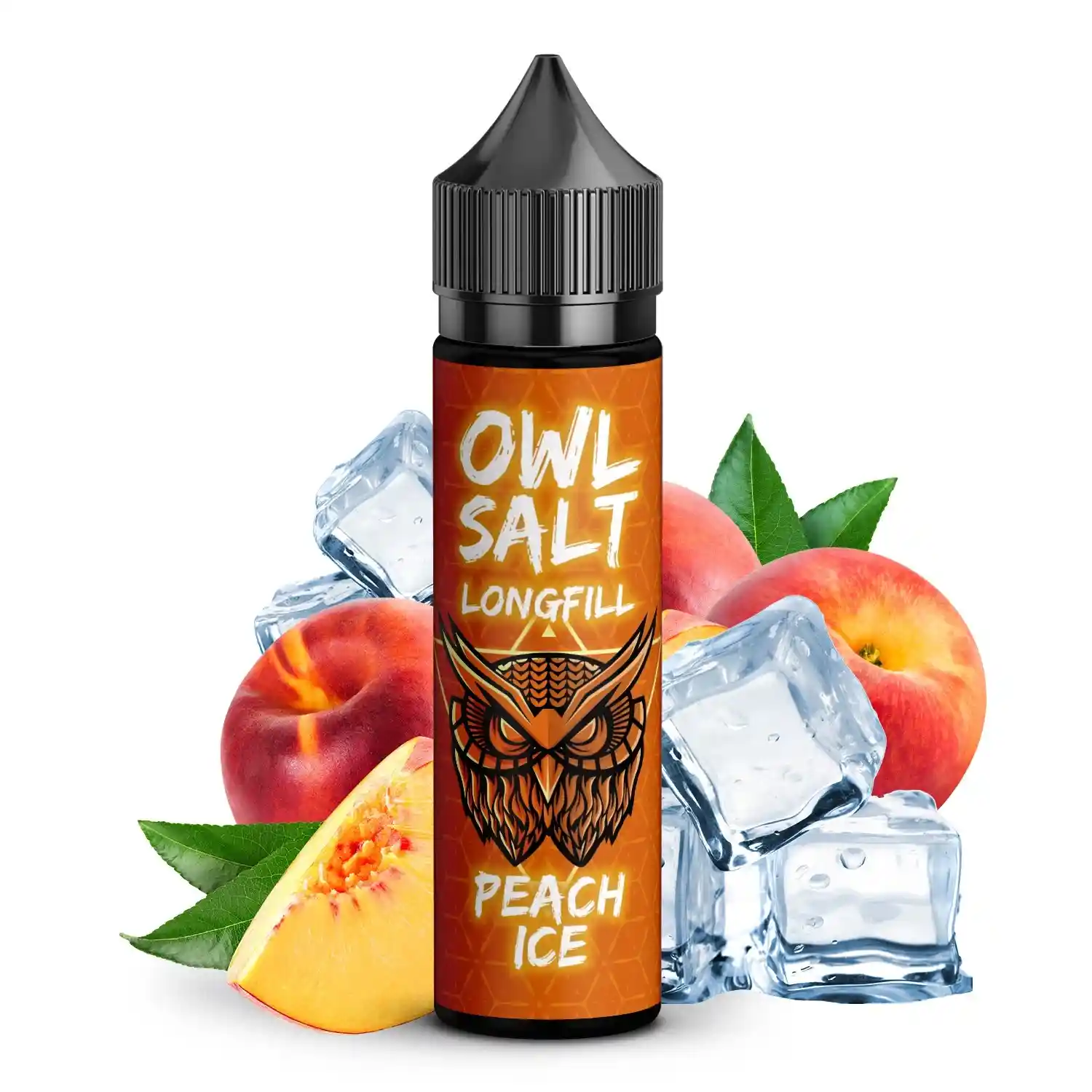 owl-salt-peach-ice-10ml-aroma-longfill.webp OWL Salt - Peach Ice - 10ml Aroma Longfill - Image 1