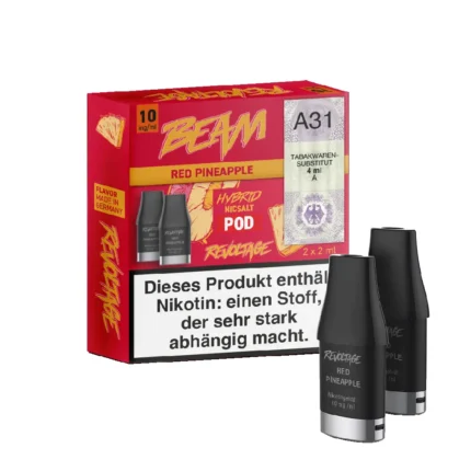 Revoltage Beam Pod - Red Pineapple - 10mg Hybrid Nikotinsalz 2ml