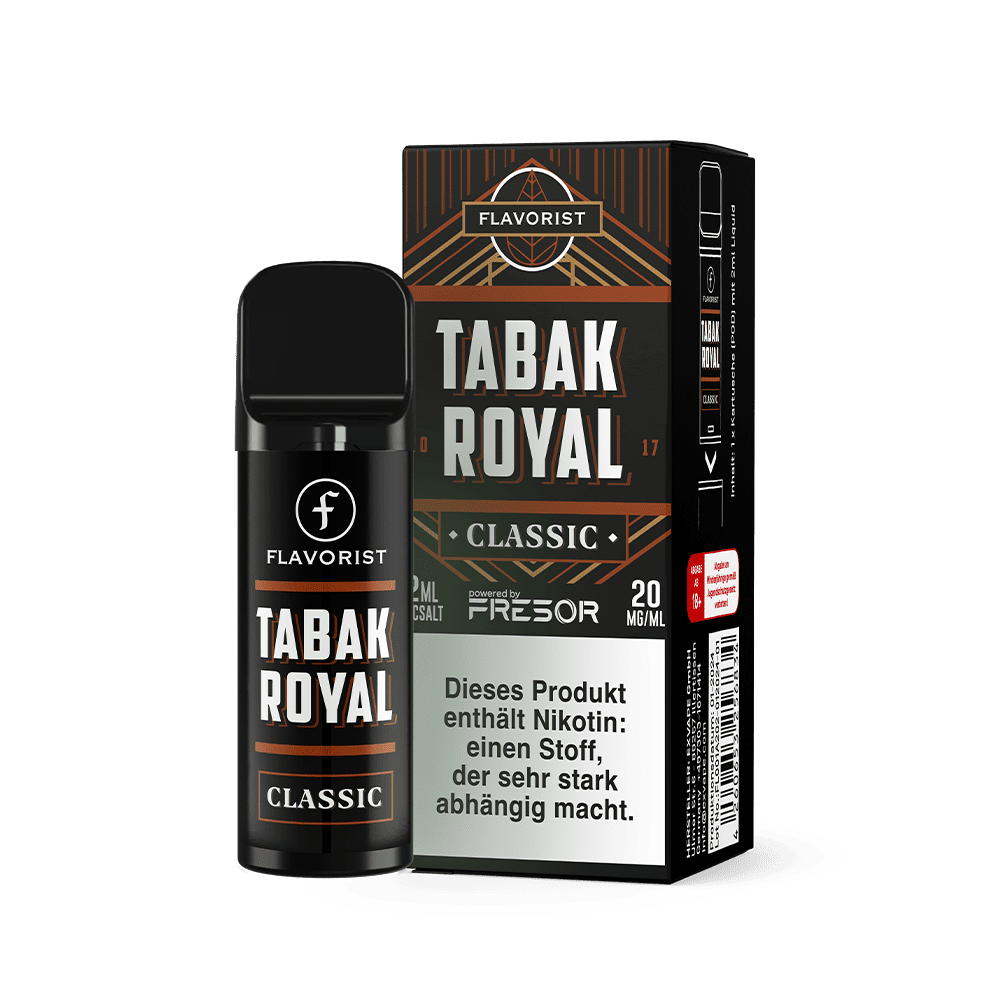 salt-club-flavorist-tabak-royal-classic-2ml-einweg-pod-20mg.png Salt Club - Flavorist Tabak Royal Classic 2ml Einweg Pod - 20mg - Image 1