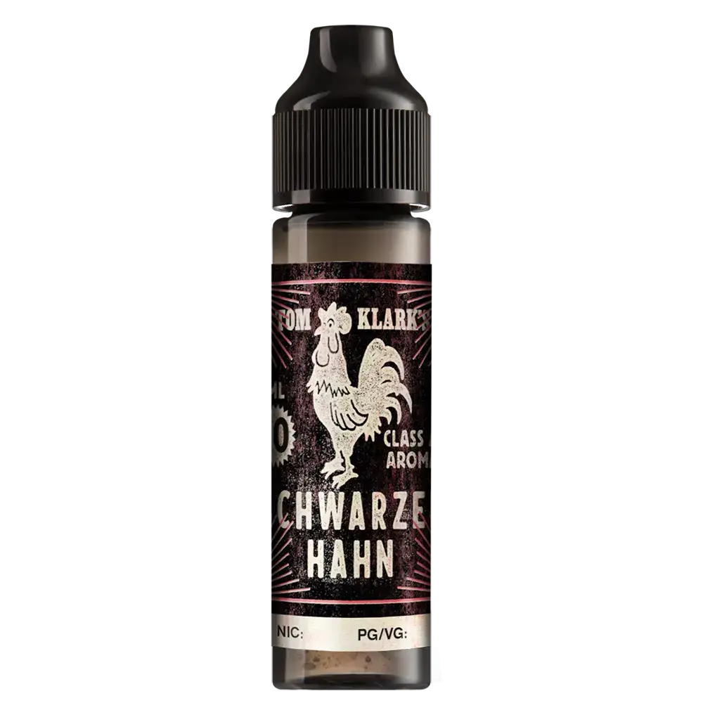 tom-klark-schwarzer-hahn-10ml-aroma-in-60ml-flasche.webp Tom Klark Schwarzer Hahn 10ml Aroma in 60ml Flasche - Image 1