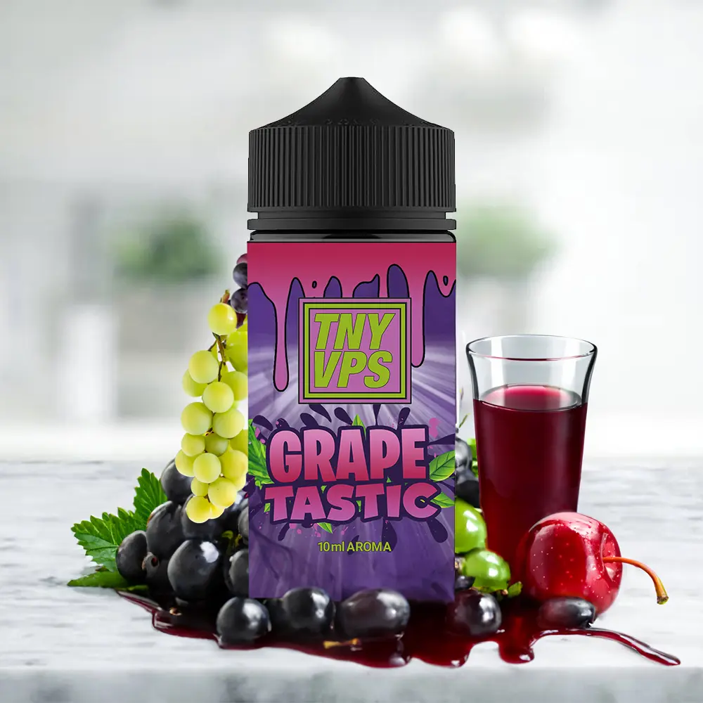 tony-vapes-aroma-longfill-grapetastic-10ml-in-100ml-flasche.webp Tony Vapes Aroma Longfill - Grapetastic - 10ml in 100ml Flasche - Image 1