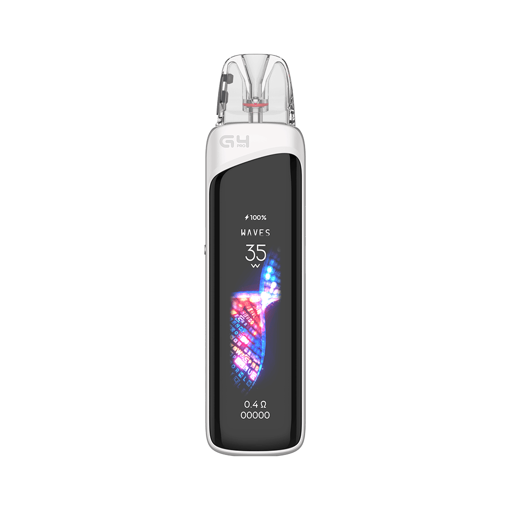 uwell-caliburn-g4-pro-pod-kit-frost-white.png Uwell Caliburn G4 Pro Pod Kit - Frost White - Image 1