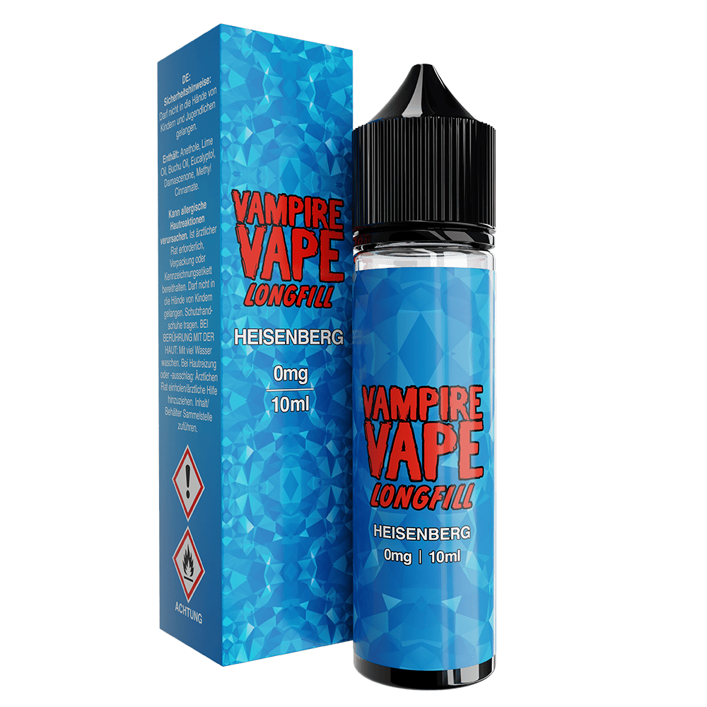 vampire-vape-heisenberg-10ml-aroma-longfill.png Vampire Vape - Heisenberg 10ml Aroma Longfill - Image 1